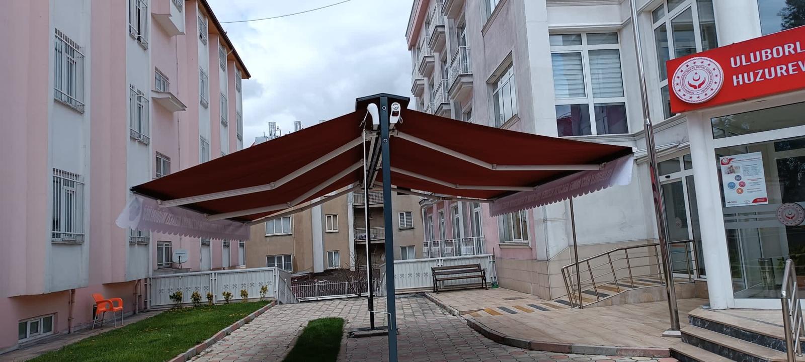 Çift Açılır Yarasa Tente